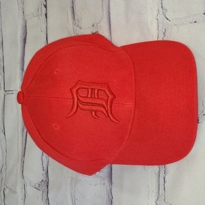 Detroit Hat Red Hook Latch Back Red Wings